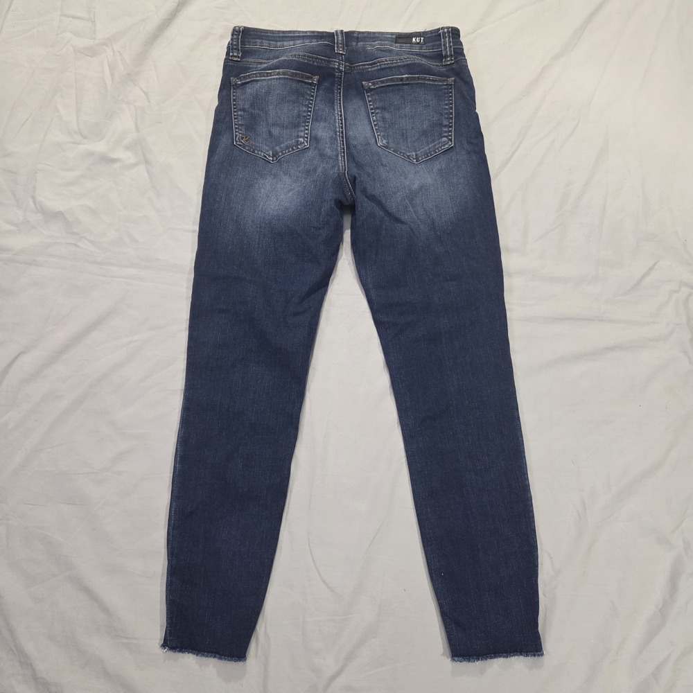 Kut from the Kloth Jeans Womens 8 Blue Connie Fab Ab Ankle Skinny High Rise City - Picture 9 of 10